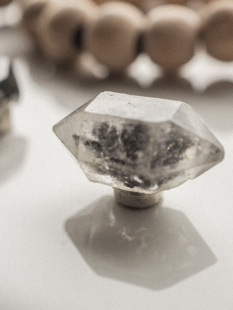 black herkimer crystal magnet - hart & stone jewelry