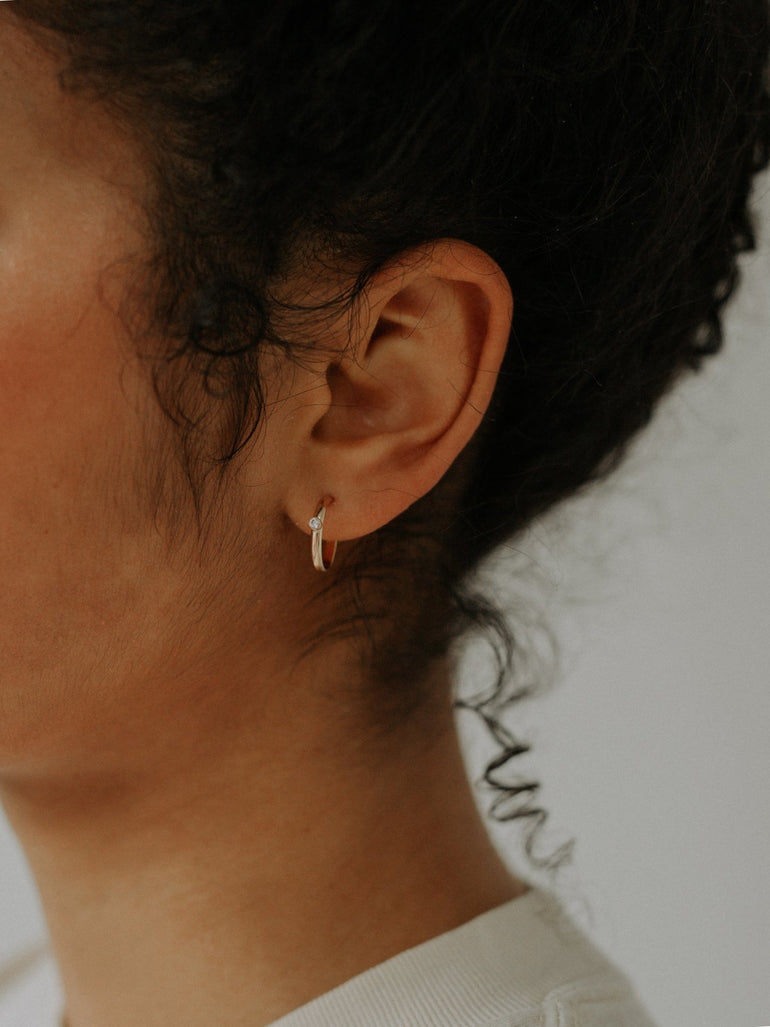 Camille hoops | 12mm - hart & stone jewelry