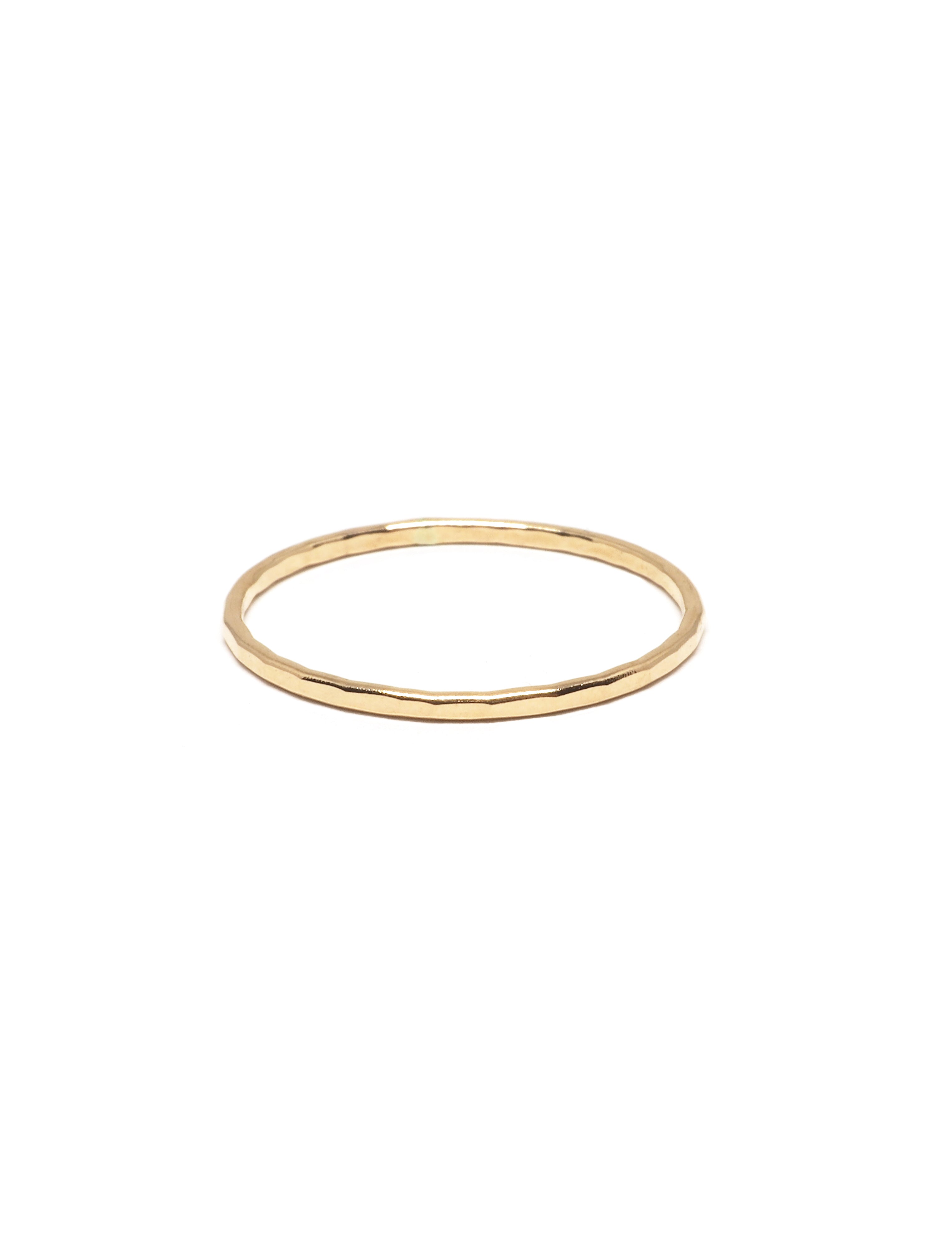 STACKING RING | HAMMERED